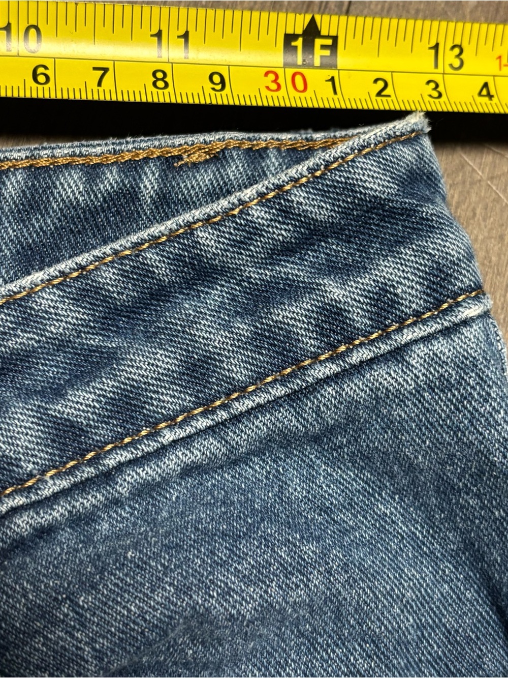 Princess Polly Zephee Wide Leg Jeans US 2 AU 6 Blue High Rise Denim LN - Picture 5 of 12